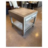 Hooker End Table With Drawer and Shelf