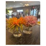 Two Floral Designs by Lux-Art Silks