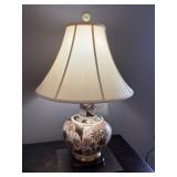 Wildwood Floral Ceramic Lamp, 30 Inches Tall
