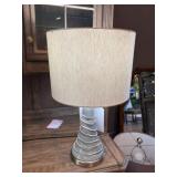 Table Lamp With Ceramic Base, 24 Inches Tall
