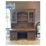 Hooker Desk with Top Hutch Credenza