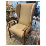 Lagrange Brand Host Chair with Nailhead Trim