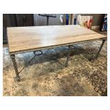 Hooker Furniture Coffee Table with Metal Base