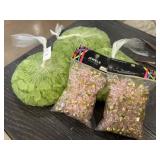 Decorative Accent Jewels and Sea Glass Set