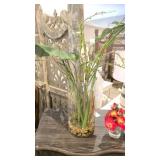 Decorative Floral Arrangement with Vase