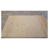 5ft x 8ft Beige Area Rug with Diamond Pattern