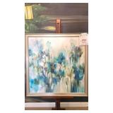 Oil on Board with Satin Nickel Frame