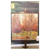Autumn Woodland Scene Oil Painting