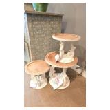 Three Wooden Display Risers