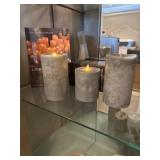 Five Flameless Candles with Accessories