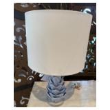 Uttermost Lamp with Blue Base, 23 Inches Tall