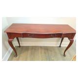 Queen Anne-Style Cherry Console Table by Harden
