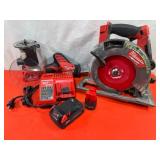 Milwaukee Tool Set & Batteries