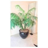 Artificial Palm Tree in Black Planter