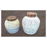 Blue and White Ginger Jars