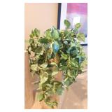 Artificial Pothos Plant With Brass Planter