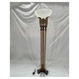 Tall Floor Lamp With Decorative Features