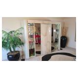 Home Theater Center With Sliding Doors
