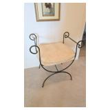 Metal Frame Chair With Padded Seat