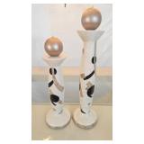 Two Decorative Candle Holders