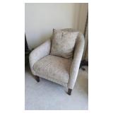 Upholstered Armchair with Cushion