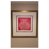 Framed Artwork with Gilt Frame and Matting