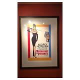 Framed 'Breakfast at Tiffany's' Poster