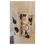 Faux Marble Pedestals With Abstract Inlays