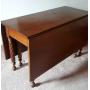 Cherry Dropleaf  Gateleg Table With Barely Twist