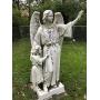 Vintage Garden Angel Statue 5'10"