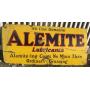 ALEMITE Lubricant sign, Porcelain Sign, SSP