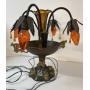 Unique leaf electrified lamp