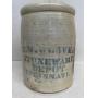 CW Weaver Stoneware Depot crock Cincinnati Ohio