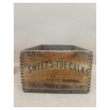 Suites to CALKS wooden advertising crate