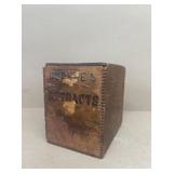 DURKEES extracts wooden advertising box