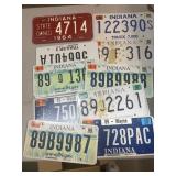1964 and other Indiana license plate plates