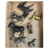 Cast horses, Cowboys some have damage