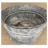 Galvanized bucket