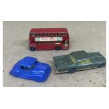 Bus and car