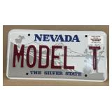 Nevada model T license plate