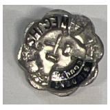 Sterling silver student council pin