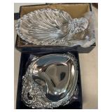 Silver plated dishes