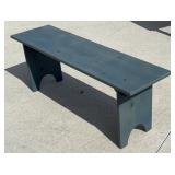 Blue Crock Bench