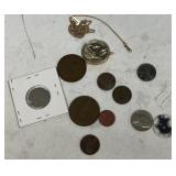 Indian head penny steel penny horn coin lot