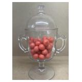 Double handle candy dish