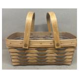 1992 longaberger basket with protector