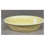 Yellow ovenware dish