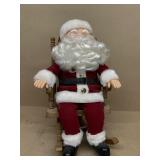 Santa Claus in rocking chair
