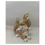 Squirrels yard ornament