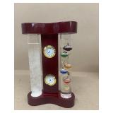 Clock water globe